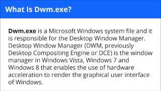 How To Remove The Dwmexe Virus [upl. by Vange]