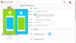 Change CoughDrop AAC Account Settings [upl. by Cottrell496]
