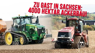 Agrargenossenschaft Grünlichtenberg Landwirtschaft auf 4000ha Claas Xerion John Deere 8RT Kelly [upl. by Etienne593]