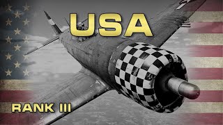 American Air Forces RANK III  Tutorial and Guide  War Thunder [upl. by Einavoj]