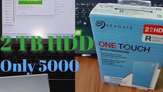 SEAGATE HARD DISK UNBOXING  2TB HARD DISK  DATA TRANSFER SPEED  हार्ड डिस्क [upl. by Bourgeois]