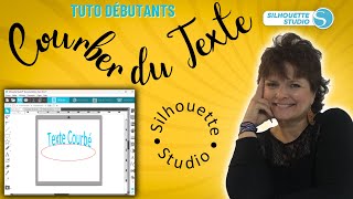 COURBER du TEXTE avec SILHOUETTE STUDIO [upl. by Afra467]