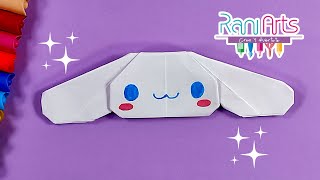 Haz a Cinnamoroll de papel ORIGAMI fácil [upl. by Arodal]