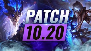 Best Champions TIER List – League of Legends Patch 1020 [upl. by Ailadi]