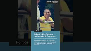 Malafaia critica Supremo manifestação de 7setembro politica bolsonaro 7desetembro [upl. by Htebasil]