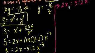 Optimization with Calculus 1 [upl. by Diehl]