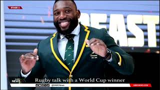 Rugby talk with former Springbok prop Tendai quotBeastquot Mtawarira [upl. by Elocyn]