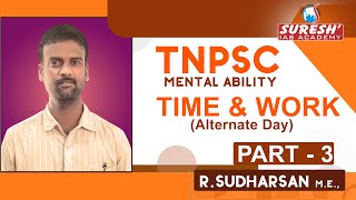 Aptitude  Time amp Work  Part  3  Sudharsan  Suresh IAS Academy [upl. by Idak]