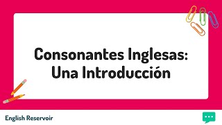 Consonantes en inglés [upl. by Ecnadnac]