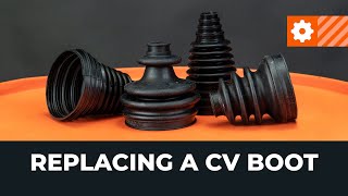 CV boot replacement AUTODOC TUTORIAL [upl. by Wehtta]