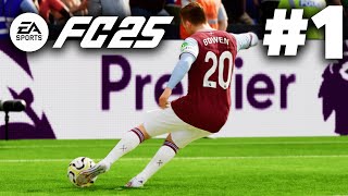 EA SPORTS FC 25 Manager Career Part 1 WEST HAM  FIRST SIGNING amp WIN [upl. by Ebeohp]