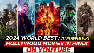 Top 10 New SciFi amp Adventure Hollywood Movies On Youtube In Hindi  2024 Hollywood Movies in Hindi [upl. by Bravin]