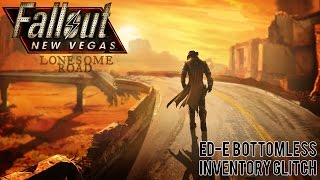 Fallout New Vegas Lonesome Road  EDE Bottomless Inventory Glitch [upl. by Adnoma314]