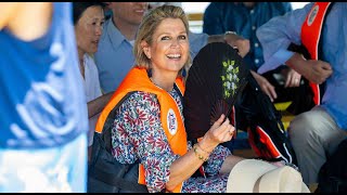 Queen Maxima visits Philippines for UN day 1 royalty [upl. by Eeralih]