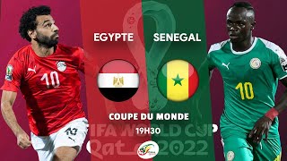 EGYPTE  SENEGAL LIVE  LA REVANCHE POUR SALAH   BARRAGES COUPE DU MONDE  CDM 2022 [upl. by Veronike]