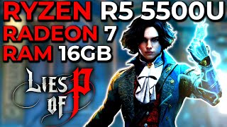 Lies of P  Ryzen 5 5500U Radeon 7 Graphics AMD  TRIGKEY 5500U Mini PC [upl. by Nagirrek]