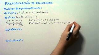 FACTORIZACIÓN DE POLINOMIOS HD [upl. by Hazaki]