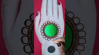 Beautiful special mehndi short video back hand mehndi coins sa new mehndi new 2024sonam [upl. by Wichman466]