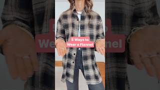 ✨5 Ways to Wear a Flannel Shirt  Shop flannel outfit in the link in bio under Amazon Storefront [upl. by Pharaoh]