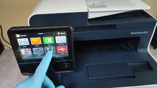 HOW TO FACTORY RESET XEROX WORKCENTRE 6515 [upl. by Galloway]