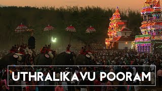 Glimpses of Uthravilakku Pooram  Pooram festivals of Kerala  ഉത്രാളിക്കാവ് പൂരം [upl. by Boone]