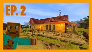 RDR2 Map In Minecraft  How to Build JOHN MARSTONS House  P2  Tutorial [upl. by Tychon]