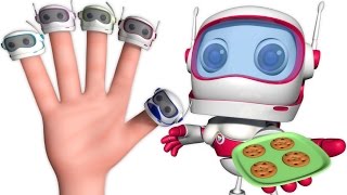 Robot Finger Family And Many More  Nursery Rhymes amp Kids Songs  Finger Family Songs For Babies [upl. by Eener774]