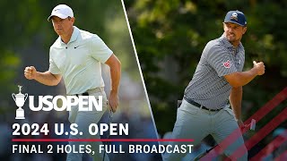 2024 US Open Final 2 Holes Full Broadcast  Bryson DeChambeau amp Rory McIlroy Battle at Pinehurst [upl. by Ahron]