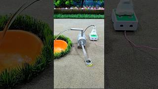 How to make mini motor water pump science project cow video  338 [upl. by Teddman747]