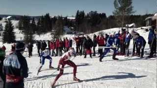 Herrer stafett  Jr NM Nordisk 2013 Lillehammer [upl. by Lilla]