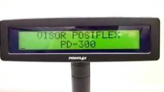 Visor Posiflex PD 300 [upl. by Ezara]