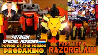 Transformers Power of the Primes Predaking Part 1 of 8 RAZORCLAW [upl. by Goggin]