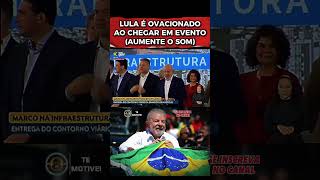 Escutem o que foi gritado para o Lula em sua chega lula noticia bolsonaro politica brasil [upl. by Wandy]