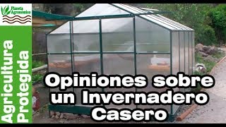 OPINIONES sobre un INVERNADERO CASERO 🌱 [upl. by Acinyt]