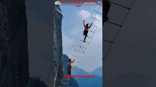 ভয়ংকর ঝুলন্ত সেতু youtube shorts dinislamxc increasesuscribers rockclimb slope [upl. by Akenn]