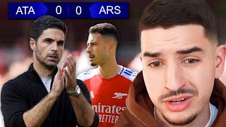 Arsenal Has NO XFactor Arsenal 00 Atalanta Reaction [upl. by Ruffo]