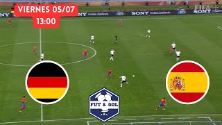 🔴 ESPAÑA  ALEMANIA EN VIVO  EURO 2024 EN FUT AND GOL [upl. by Aurilia]