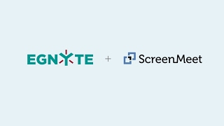 Tutorial Egnyte  ScreenMeet Integration [upl. by Ahtrim]