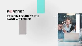 Integrate FortiOS with FortiClient EMS 72 [upl. by Jecho]