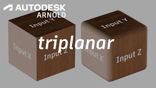 Arnold tutorial  How to use the triplanar shader in Arnold [upl. by Earahs16]