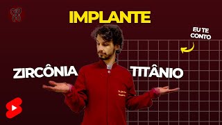 Implante de zircônia é melhor do que o implante de titânio [upl. by Jaymie]