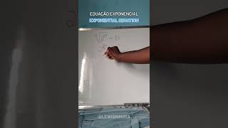 Equação exponencial exponential equationshorts dicasmatemática mathtips matemática maths [upl. by Undry]