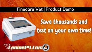 Finecare Vet Canine Progesterone  Product Demo [upl. by Arrac23]