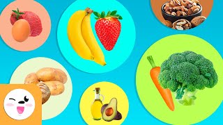 Healthy Eating for Kids  Compilation Video Carbohydrates Proteins Vitamins Mineral Salts Fats [upl. by Hanahs]