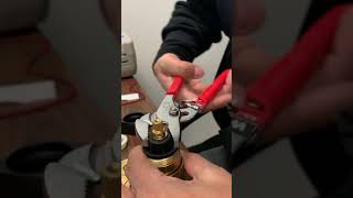 Replace cartridge for thermostatic valve [upl. by Curr729]