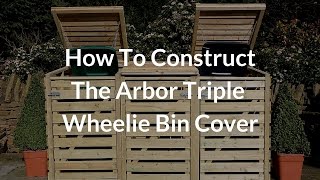 How To Construct the Arbor Triple Bin Store [upl. by Hsina315]