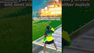 when you get a victory crown in fortnite fortnite [upl. by Rheinlander]