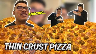 THIN CRUST PIZZA RECIPE [upl. by Dinsdale]