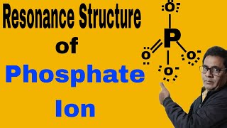 Resonance Structure of Phosphate Ion 28  NEET IITJEE [upl. by Fairleigh]