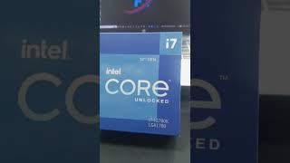 Intel 12th Gen Core i712700K Alder Lake Processor viralvideo amdcpu foryou pcgaming amd [upl. by Noied974]